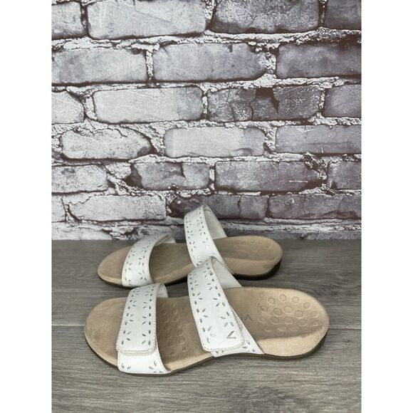 Vionic Randi White Leather Strappy Casual Orthopedic Sandals Women 6.5M US/37EU - Picture 11 of 16